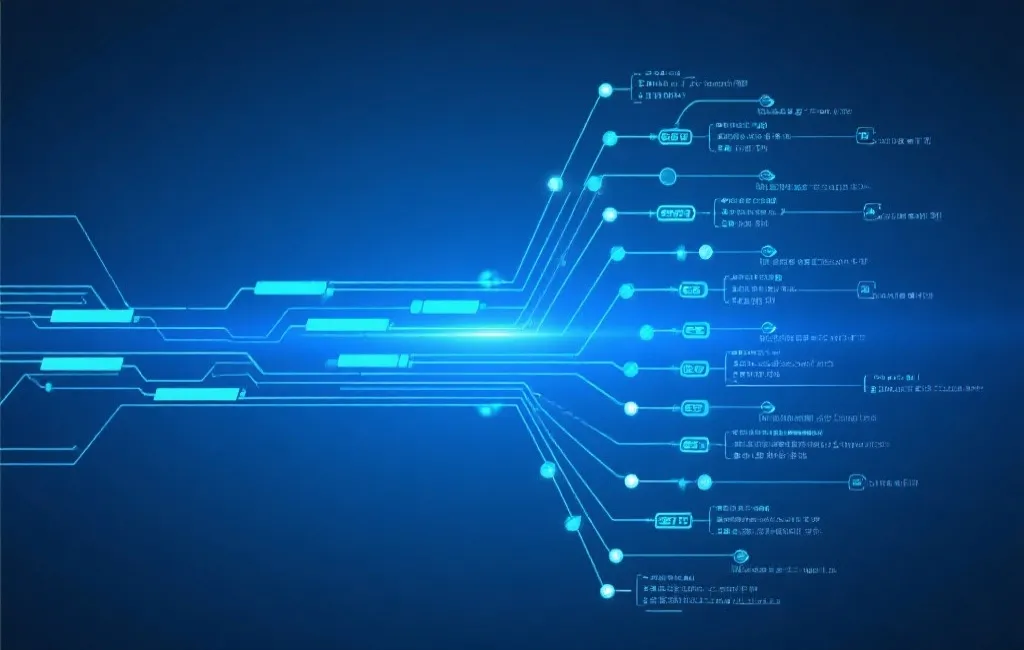 信息结构可视化流程图
